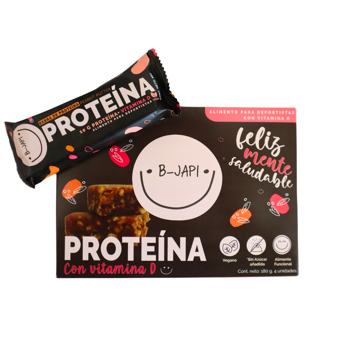 Barra de Proteína con Vitamina D. 4 unidades