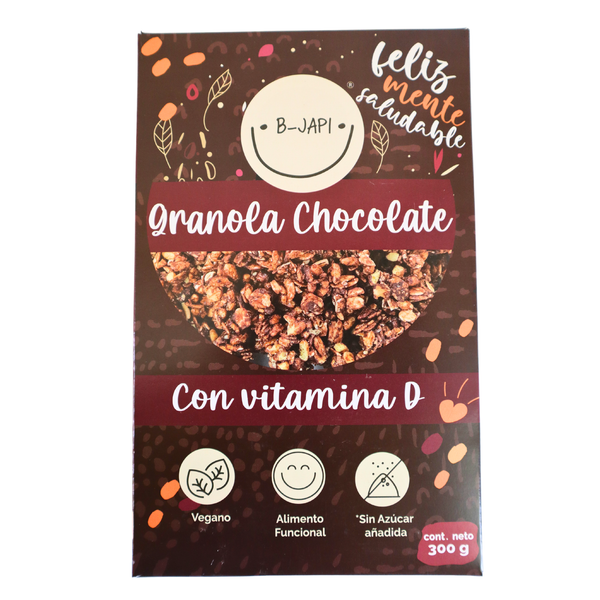 Granola de Chocolate + Vitamina D. 300 gramos