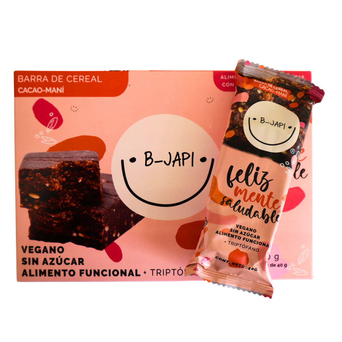 Barra Brownie + Triptófano. 4 unidades