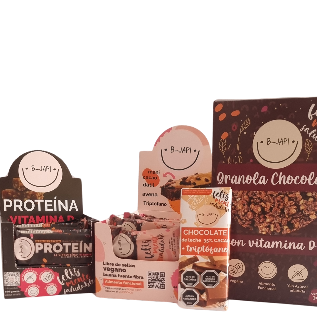 Pack Barritas Triptófano y Proteína + REGALOS + ENVÍO GRATIS RM