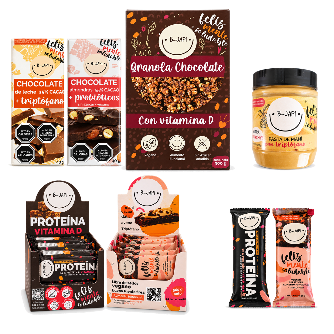 Pack 21 Días de Snacks + envío GRATIS a TODO CHILE B-Japi Chile
