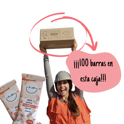 ¡¡CAJA CON 100 BARRITAS!! B-Japi Felicidaaaad 🤩🤩 B-Japi Chile